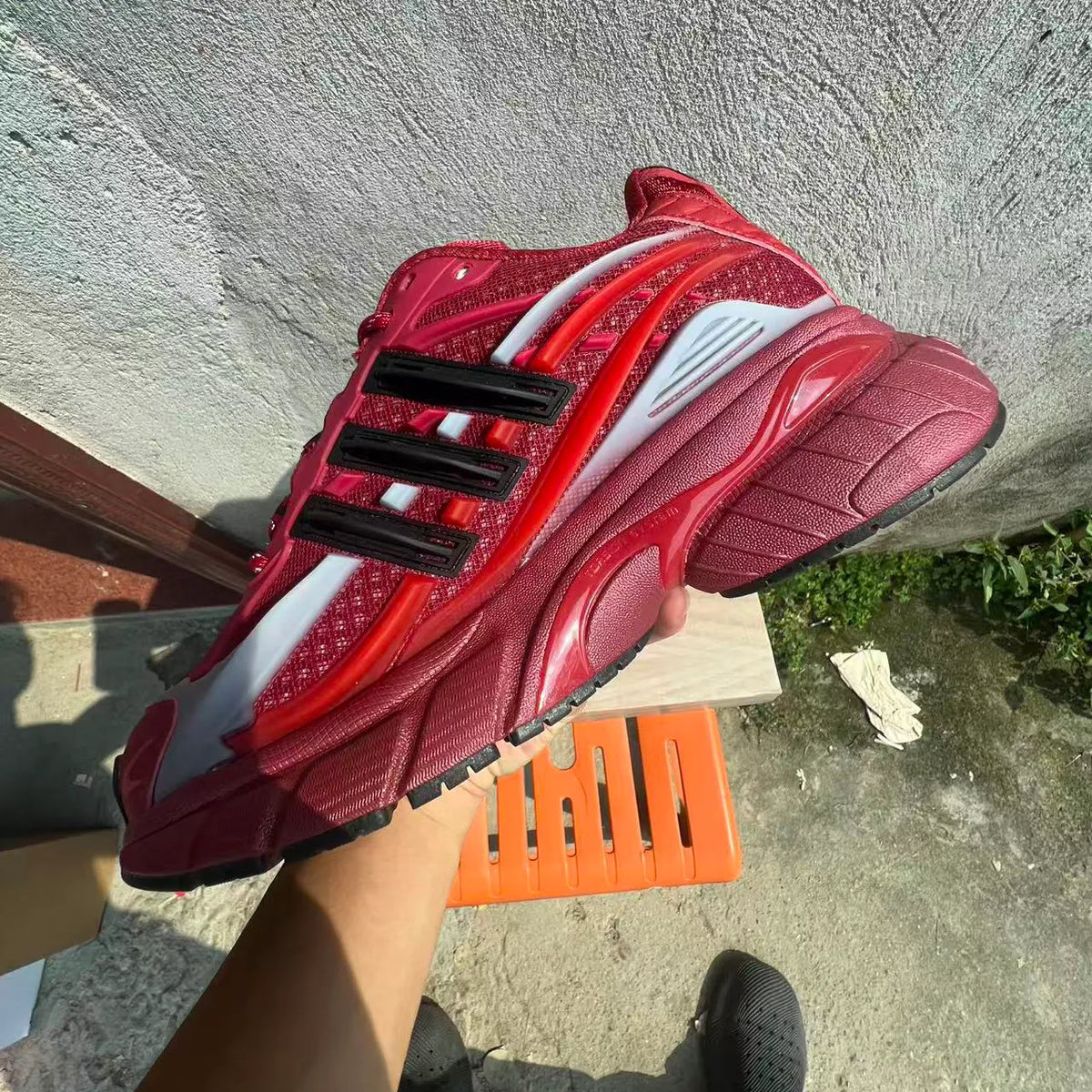 AD Adistar Jellyfish Pharrell Williams Red Shoes Sneakers - nk0005545