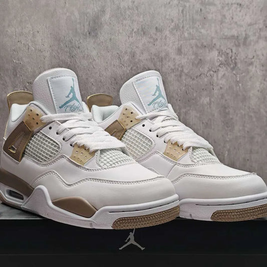 Air Jordan 4 Retro Linen Shoes Sneakers – nk0005548