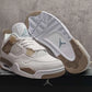 Air Jordan 4 Retro Linen Shoes Sneakers – nk0005548