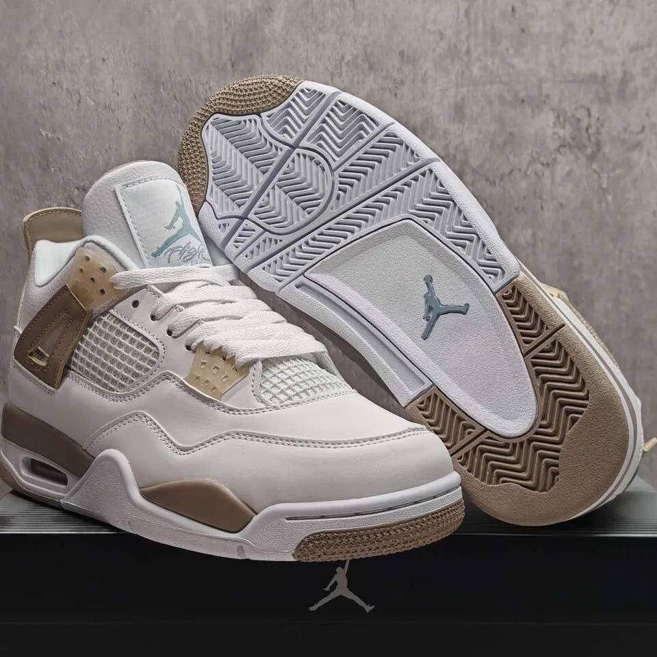 Air Jordan 4 Retro Linen Shoes Sneakers – nk0005548