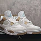 Air Jordan 4 Retro Linen Shoes Sneakers – nk0005548