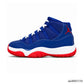 Air Jordan 11 Retro Concord Blue/Red Shoes Sneakers - nk0005550