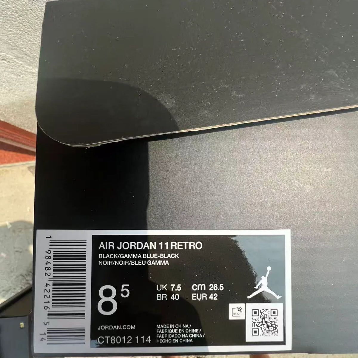 Air Jordan 11 Retro Concord Blue/Red Shoes Sneakers - nk0005550