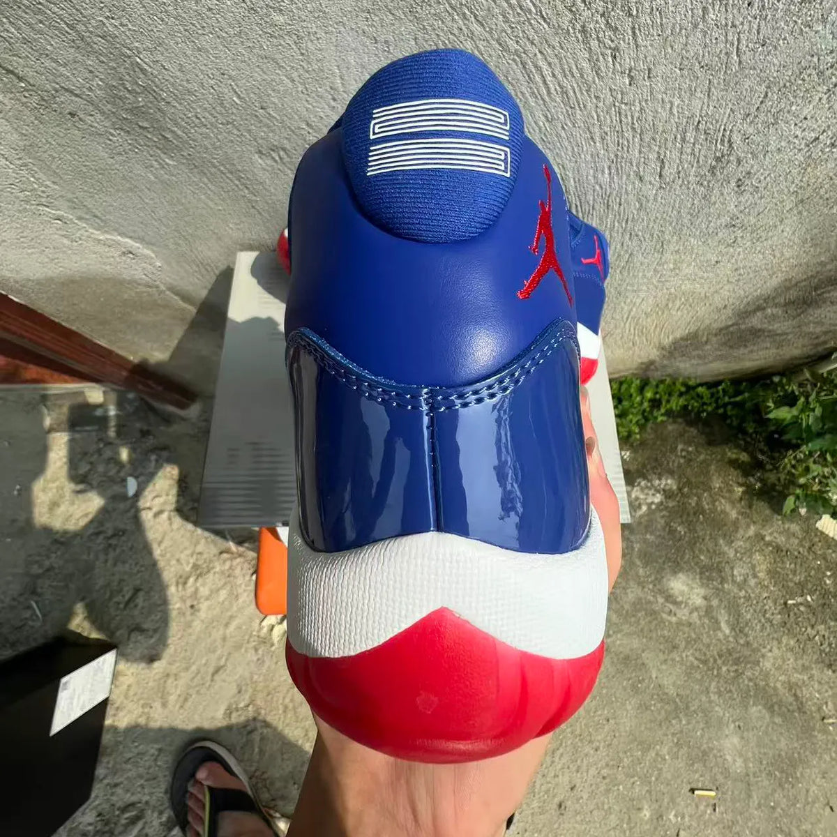 Air Jordan 11 Retro Concord Blue/Red Shoes Sneakers - nk0005550