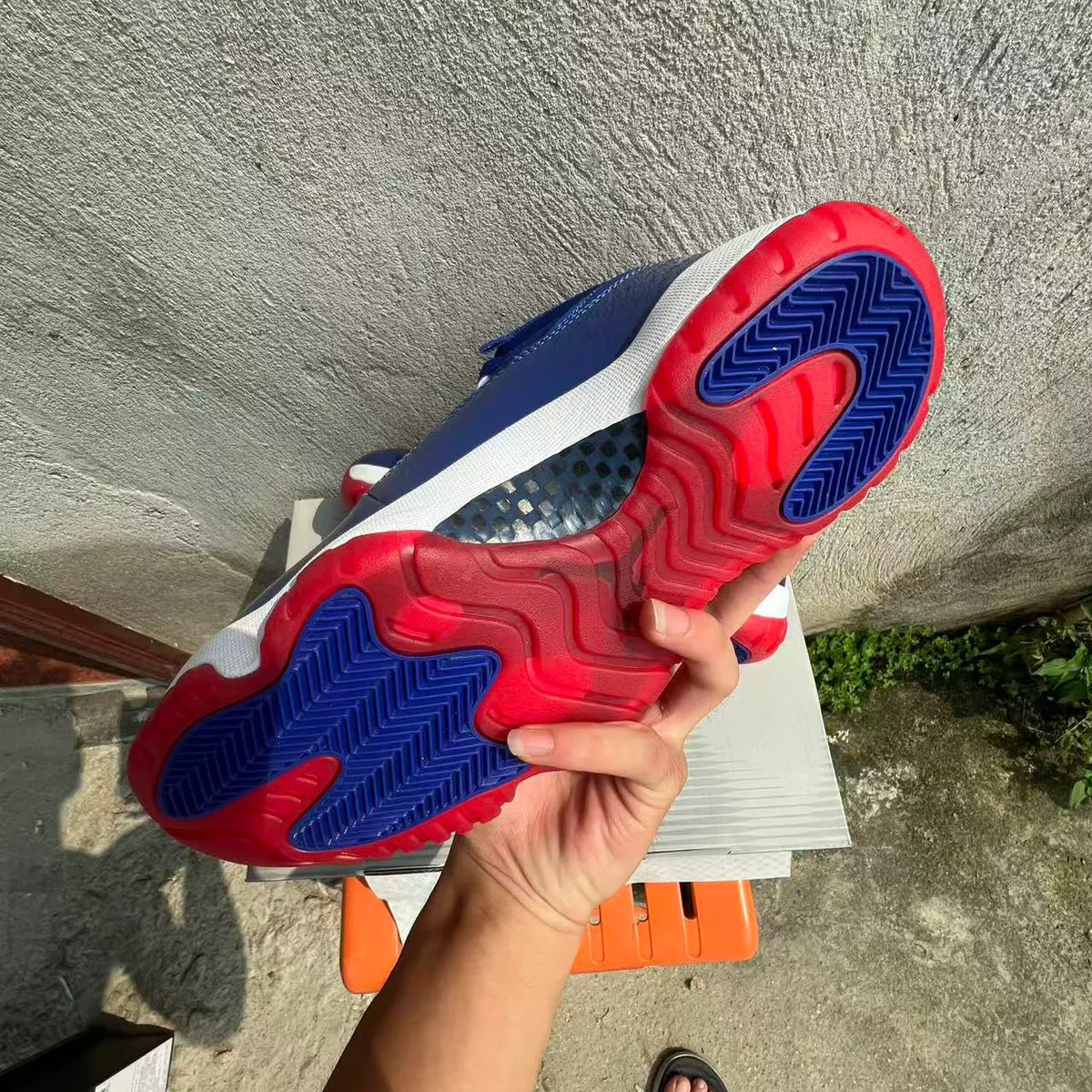 Air Jordan 11 Retro Concord Blue/Red Shoes Sneakers - nk0005550