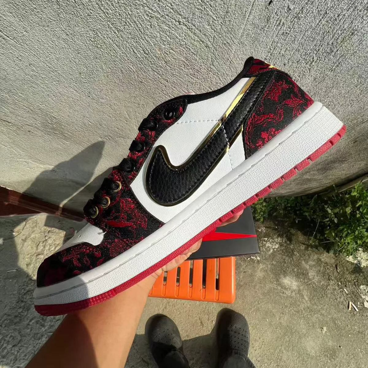 Air Jordan 1 Retro Low OG "Garden"/Last Dance At The Garden Shoes Sneakers – nk0005552