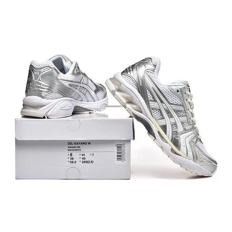 AS x JJJJound Gel-Kayano 14 "Silver/White" Shoes Sneakers - nk0005571