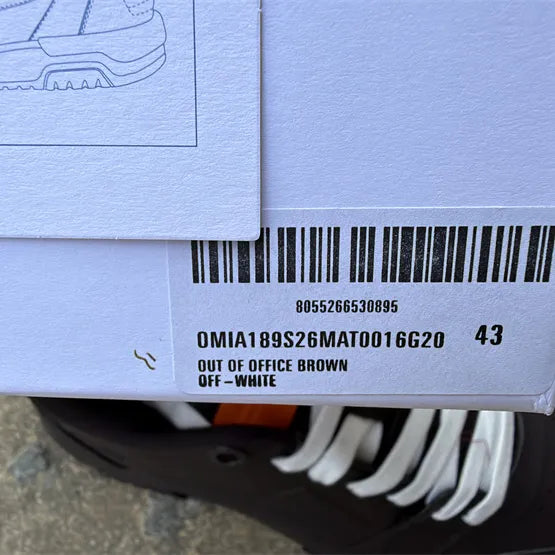 [PREMIUM] OW Out Of Office White Shoes Sneakers  - nk0005590