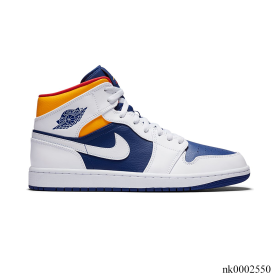AJ 1 Mid Royal Blue Laser Orange Shoes Sneakers - nk0002550