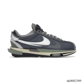 Zoom Cortez SP Sacai Grey Shoes Sneakers - nk0002509