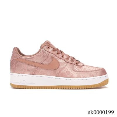 AF 1 Low Clot Rose Gold Silk Shoes Sneakers - nk0000199