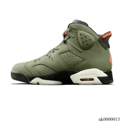 Alternative view of Travis Scott x AJ 6 Olive Shoes Sneakers – nk0000015