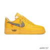 OW x AF 1 Low University Gold Lemonade Shoes Sneakers – nk0001587