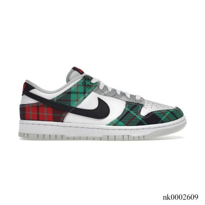 Dunk Low Tartan Plaid Shoes Sneakers - nk0002609