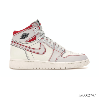 AJ 1 Retro High Phantom Gym Red Shoes Sneakers - nk0002747