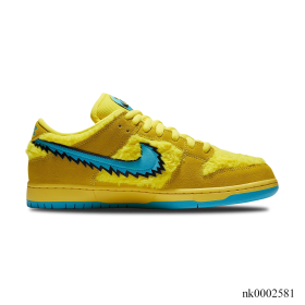 SB Dunk Low Grateful Dead Bears Opti Yellow Shoes Sneakers - nk0002581