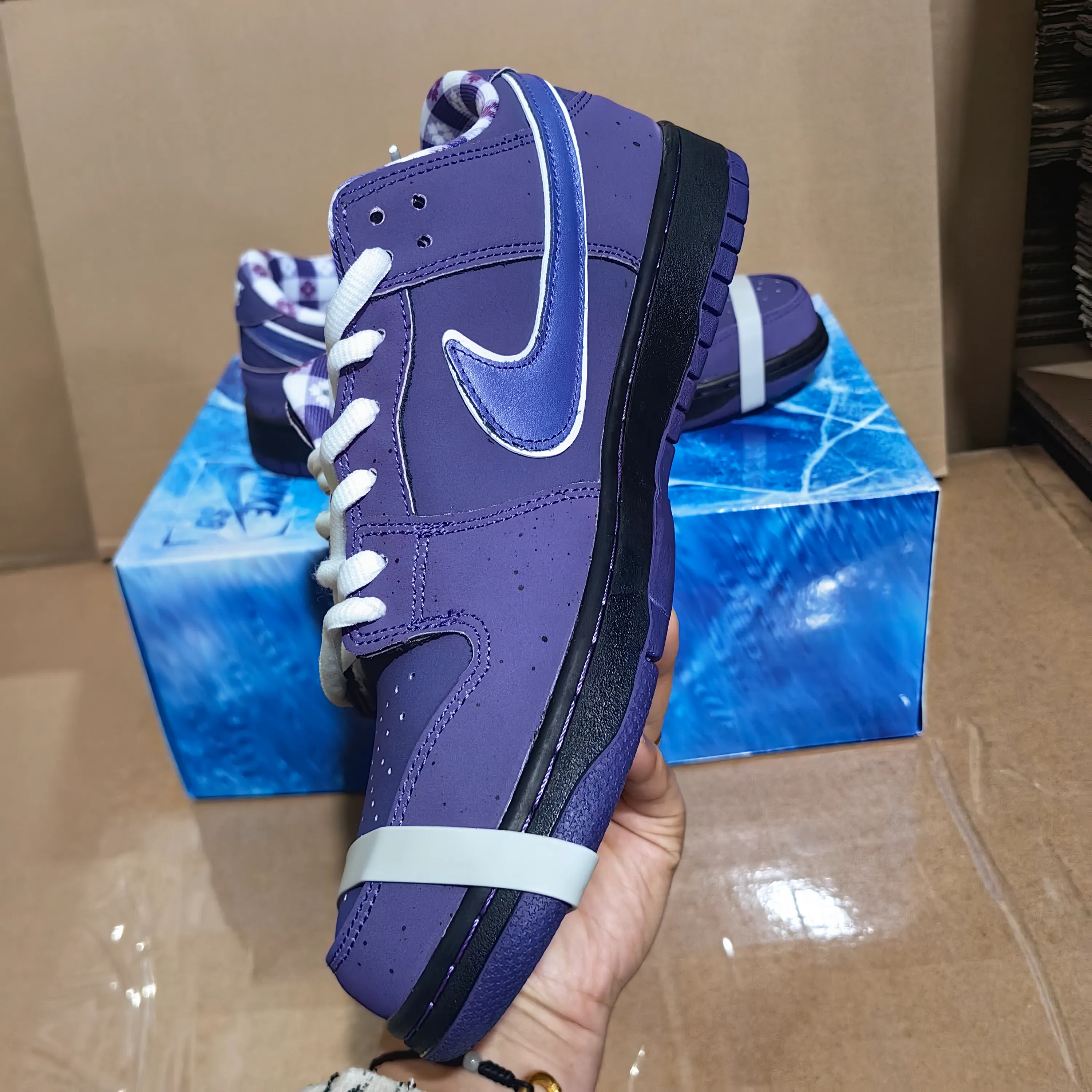 SB Dunk Low Concepts Purple Lobster Shoes Sneakers - nk0000680 - Image 6