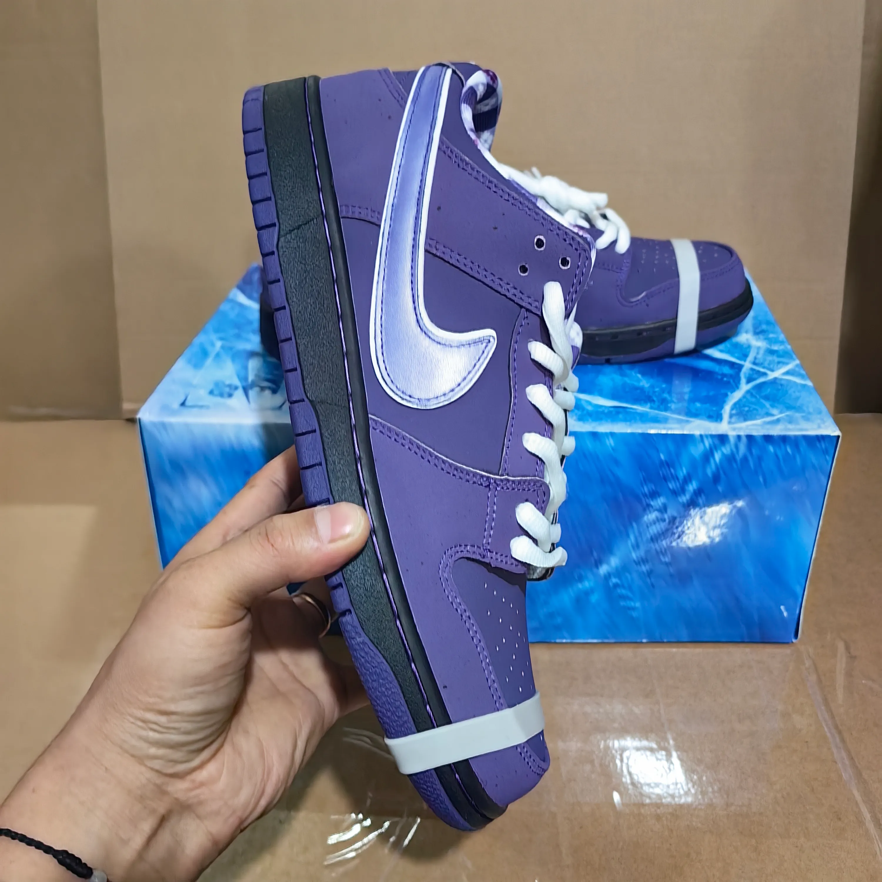 SB Dunk Low Concepts Purple Lobster Shoes Sneakers - nk0000680 - Image 5