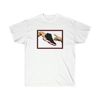 Retro 11 Bred - Did You Get 'Em Men T-Shirt - White, L