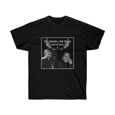 2Pac The Legend and The Angel Men T-Shirt - Black, L