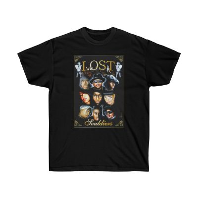 2Pac Lost Souldiers Men T-Shirt - Black, L