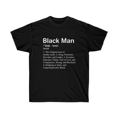 Black Men Definition Men T-Shirt - Black, L