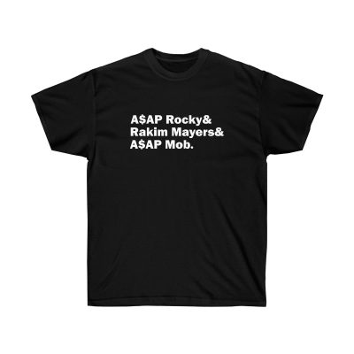 A$AP ROCKY Men T-Shirt - Black, L