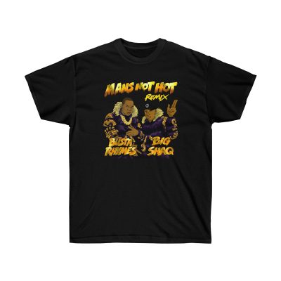 Mans Not Hot Men T-Shirt - Black, L