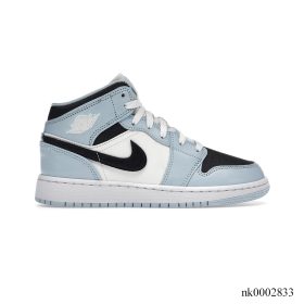 AJ 1 Mid Ice Blue Shoes Sneakers - nk0002833