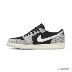 Alternative view of AJ 1 Low OG Black Cement Elephant Shoes Sneakers – nk0002832