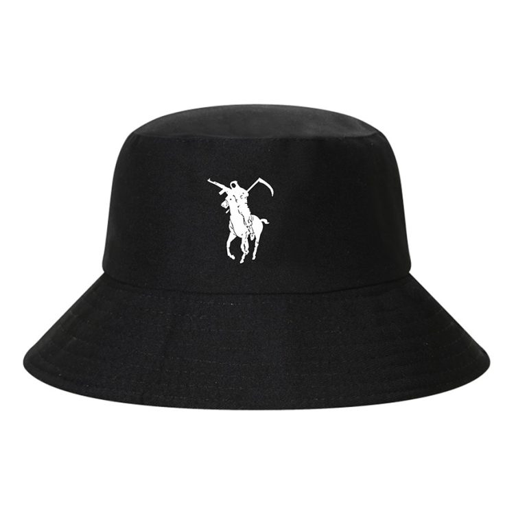 Rare Grim Reaper Polo Bucket Hat From Japan, Suitable For Both Men And Women - StreetwearCrib