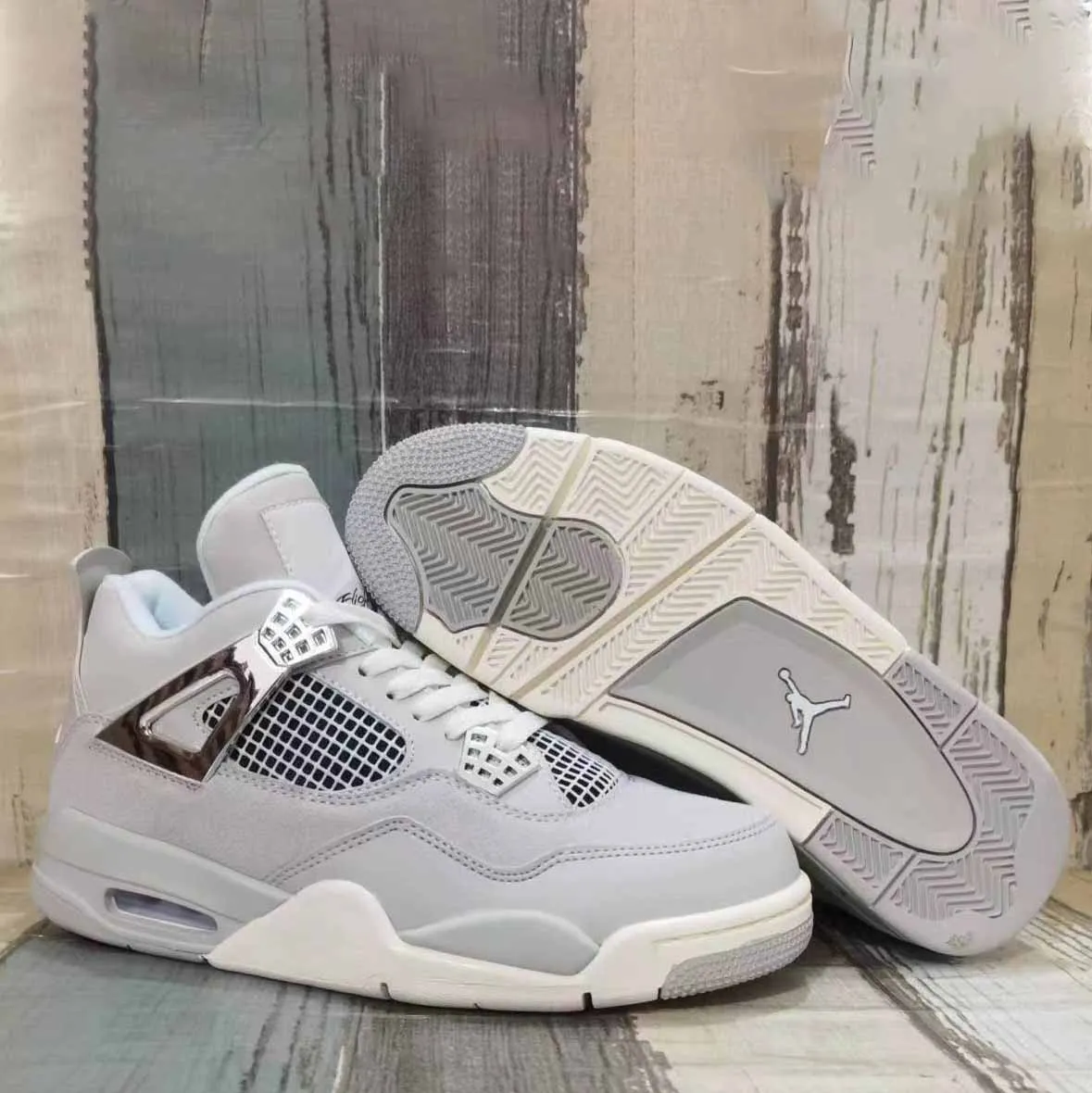 AJ 4 Frozen Moments Shoes Sneakers - nk0003092 - Image 10