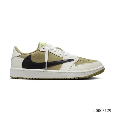 Travis Scott x AJ 1 Low Golf Neutral Olive Shoes Sneakers – nk0003129