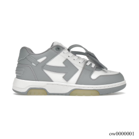 OW Out Of Office OOO Low TopsGrey White Shoes Sneakers  - ow0000001
