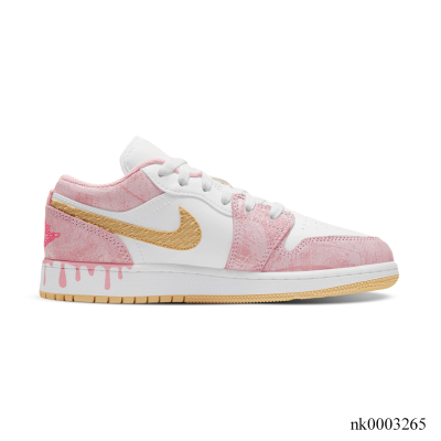 AJ 1 Low Paint Drip Shoes Sneakers - nk0003265