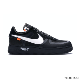AF 1 Low Off-White Black White Shoes Sneakers - nk0001672