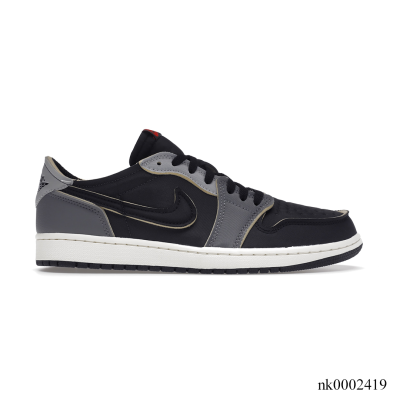 AJ 1 Low OG EX Black Smoke Grey Shoes Sneakers - nk0002419