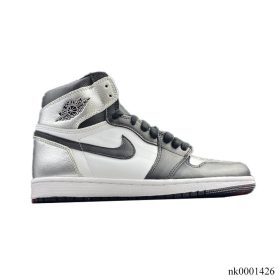 AJ 1 High OG WMNS Silver Toe Shoes Sneakers - nk0001426