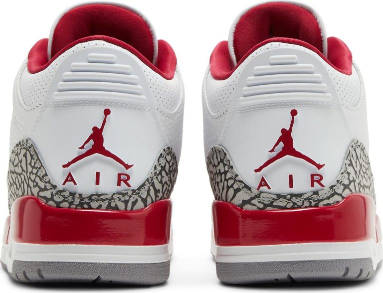 AJ 3 Retro Cardinal Red Shoes Sneakers - nk0001846 - StreetwearCrib