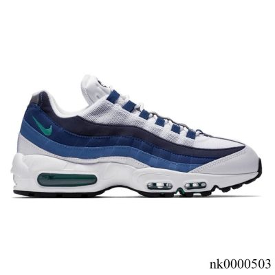 AM 95 White Slate Blue Shoes Sneakers - nk0000503