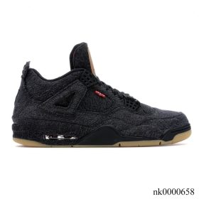 AJ 4 Retro Levi's Black (Levi's Tag) Shoes Sneakers - nk0000658