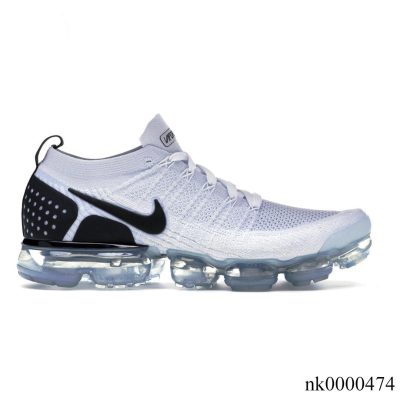 Air VaporMax 2 White Black Shoes Sneakers - nk0000474