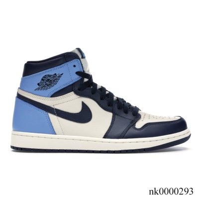 AJ 1 Retro High Obsidian UNC Shoes Sneakers - nk0000293