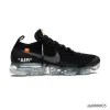 OW x Air VaporMax Black Shoes Sneakers – nk0000035