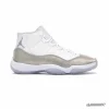 AJ 11 Retro White Metallic Silver Shoes Sneakers - nk0000097