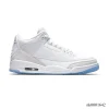 AJ 3 Pure White Shoes Sneakers - nk0001642
