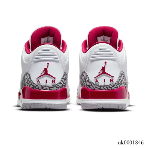 AJ 3 Retro Cardinal Red Shoes Sneakers - nk0001846 - Image 5