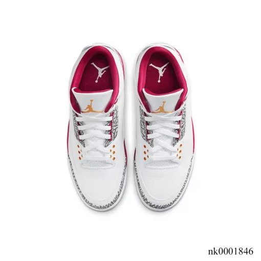 AJ 3 Retro Cardinal Red Shoes Sneakers - nk0001846 - Image 4