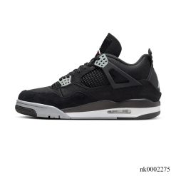 Alternative view of AJ 4 Retro Black Canvas Shoes Sneakers - nk0002275