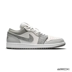 AJ 1 Low PRM Grey Elephant Print Shoes Sneakers – nk0002441